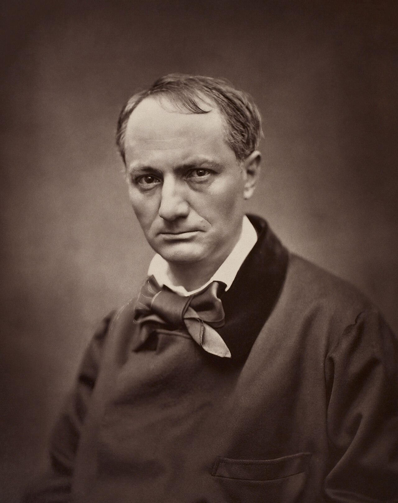 Étienne Carjat, of Charles Baudelaire, circa 1862