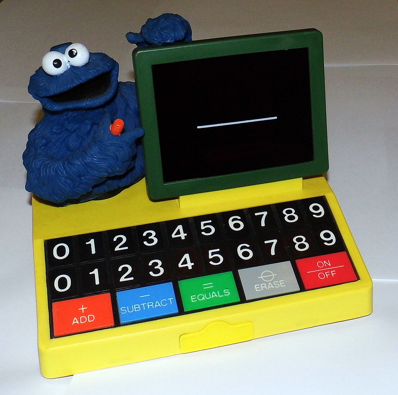 Vintage Sesame Street Electronic Blackboard, Model 4600, Concept 2000, Circa 1977 Muppets, Inc., Made in Hong Kong (9842415335).jpg