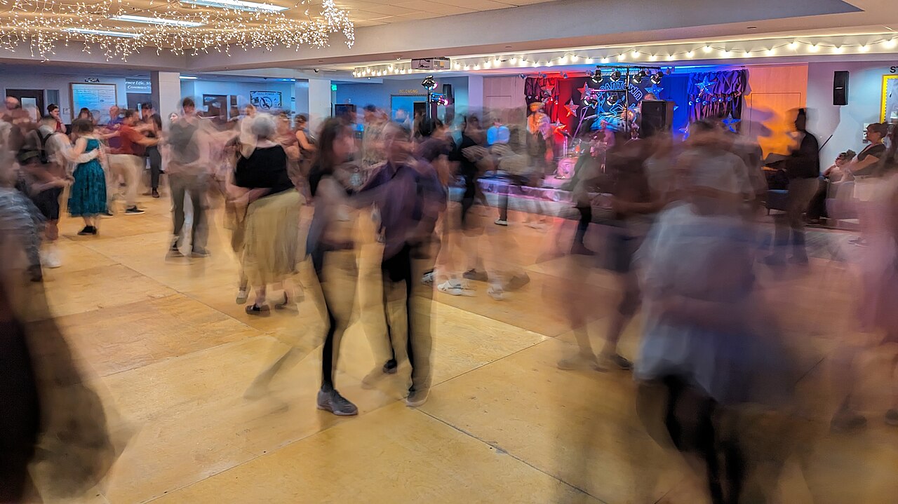 Beantown Lindy Hop Dance Camp 2023 long exposure 1