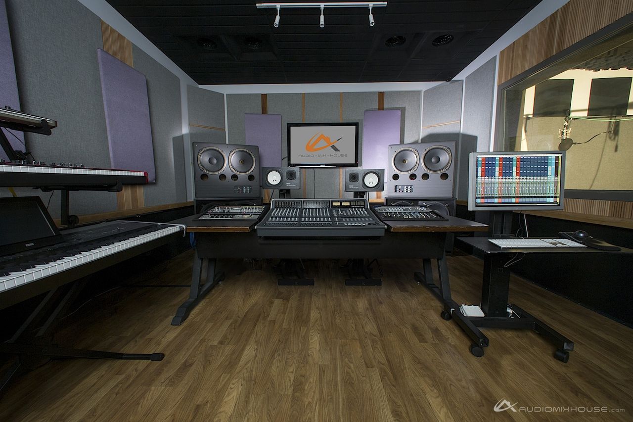 Solid State Logic (SSL) Matrix Mixing Console at Audio Mix House, Studio C (13430799763)