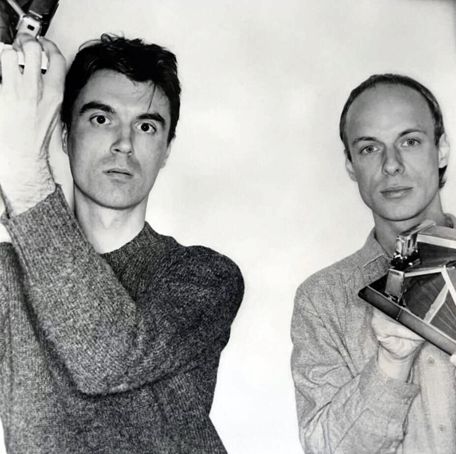 David Byrne and Brian Eno (1981 Sire publicity photo).jpg