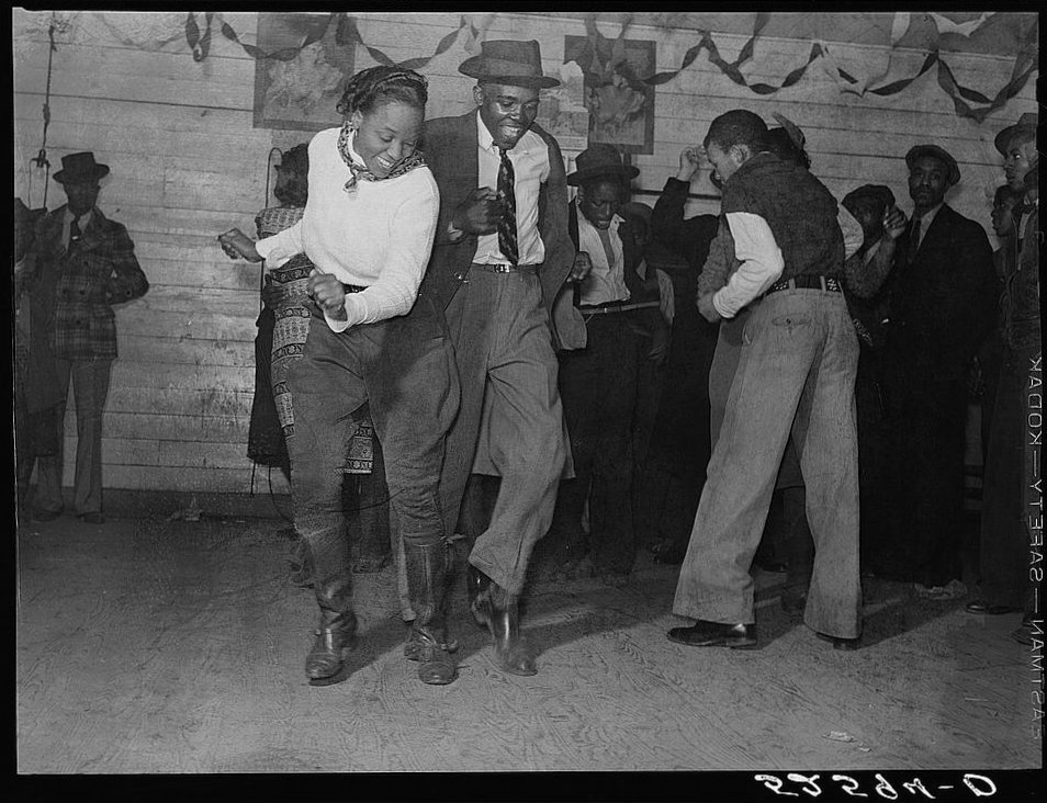 Jitterbugging in Negro juke joint, Saturday evening, outside Clarksdale, Mississippi LOC 3549665322.jpg