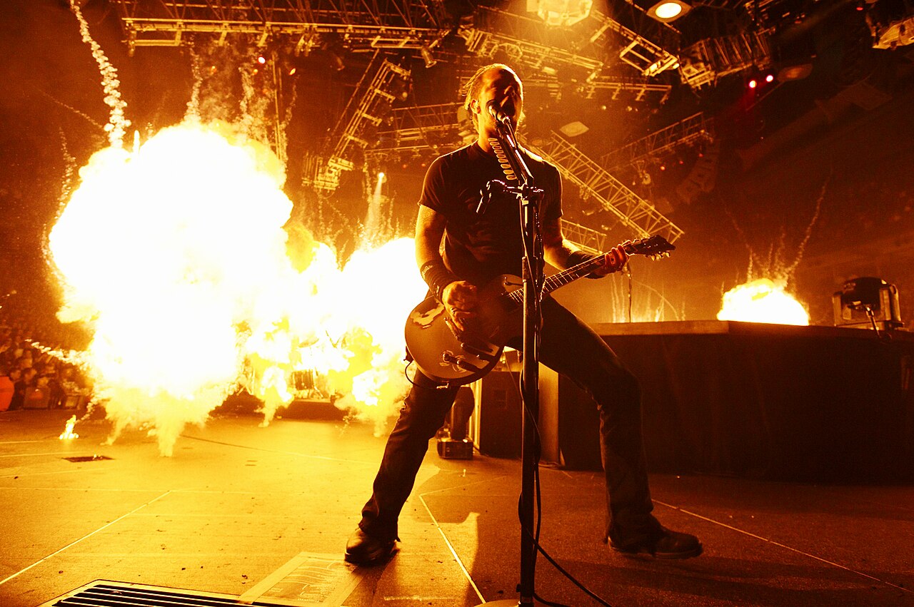 James Hetfield with Metallica -- 7 October 2004