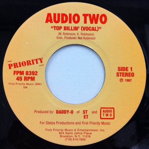 AUDIO TWO / 1987 cover image