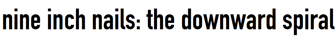 Downward spiral logo