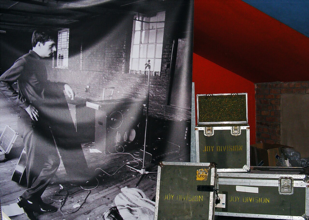 Joy Division road cases - Joy Division Exhibition, Manchester, 2010 (2010-05-19 13.07.07 by Man Alive!).jpg