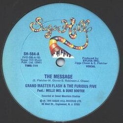 Grandmaster Flash and the Furious Five - The Message single cover
